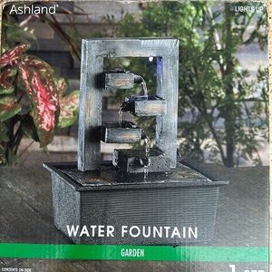 ⭐️🚨NIB🚨⭐️ Ashland indoor water fountain with lights never opened